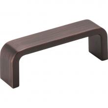 Hardware Resources 193-3DBAC - 3'' Center-to-Center Brushed Oil Rubbed Bronze Square Asher Cabinet Pull