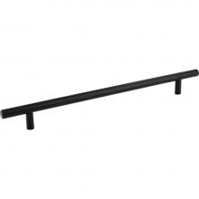 Hardware Resources 334SSMB - 256 mm Center-to-Center Hollow Matte Black Stainless Steel Naples Cabinet Bar Pull