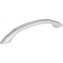 Hardware Resources 423-96PC - 96 mm Center-to-Center Polished Chrome Arched Geometric Drake Cabinet Pull
