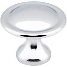Hardware Resources 647PC - 1-1/8'' Diameter Polished Chrome Button Watervale Cabinet Mushroom Knob