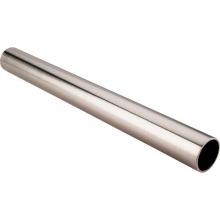 Hardware Resources 151696SN-2 - Satin Nickel 1-5/16'' Diameter  x 8'' Round Steel Closet Rod