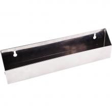 Hardware Resources TOSS11S-REPL - 11'' Slim Depth Stainless Steel Tip-Out Tray for Sink Front
