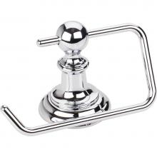 Hardware Resources BHE5-07PC - Fairview Polished Chrome Euro Paper Holder - Contractor Packed