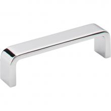 Hardware Resources 193-96PC - 96 mm Center-to-Center Polished Chrome Square Asher Cabinet Pull