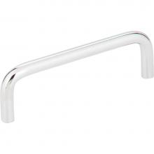 Hardware Resources S271-96PC - 96 mm Center-to-Center Polished Chrome Torino Cabinet Wire Pull