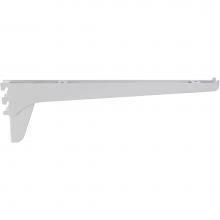 Hardware Resources 5460-8WH - 8'' White Plated Heavy Duty Bracket for TRK05 Series Standards