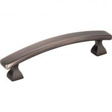 Hardware Resources 449-96BNBDL - 96 mm Center-to-Center Brushed Pewter Square Hadly Cabinet Pull