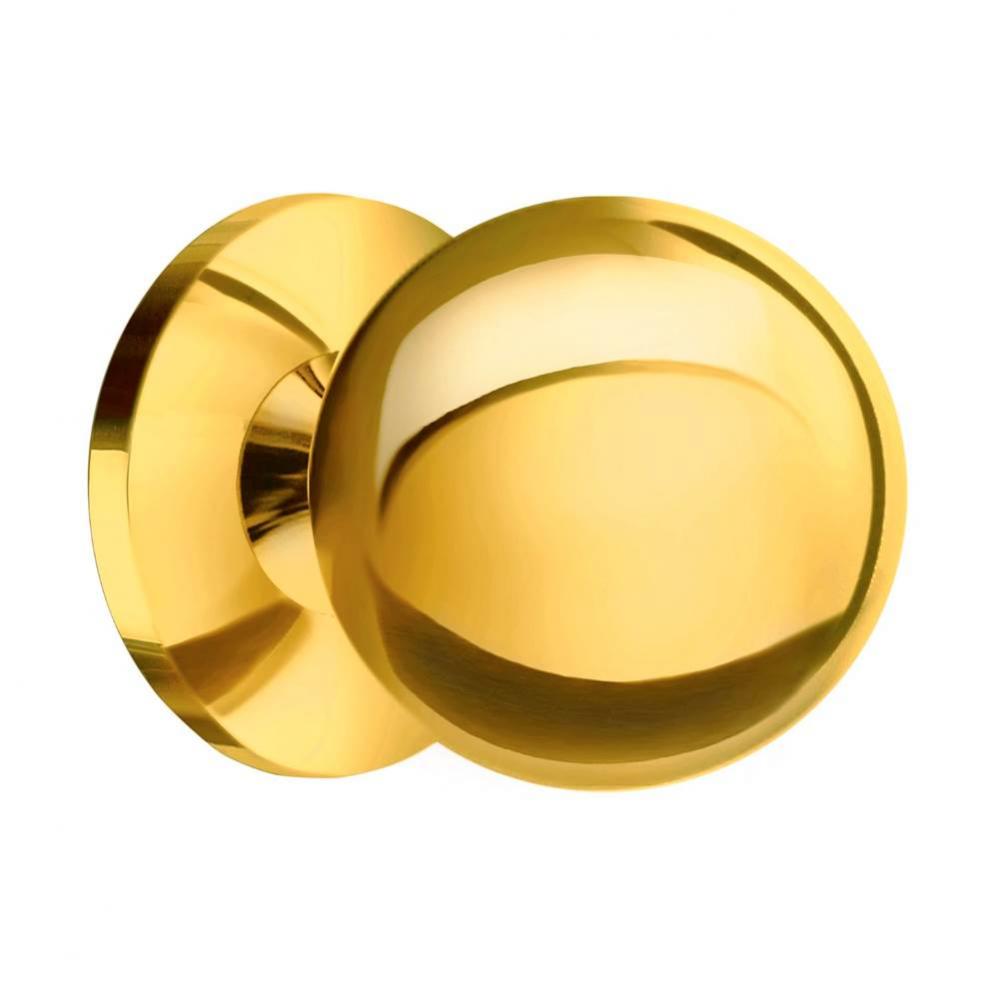 KNOB POLISHED BRASS FINISH 1&apos;&apos;