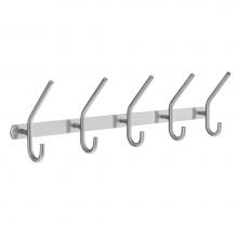 Smedbo B1005 - Rack 5 Hook Brushed Stainless Steel