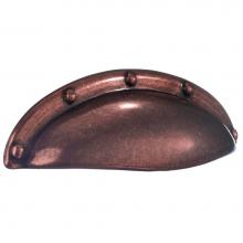 Smedbo B577 - Pull Antique Copper Finish Length 3 1/2'' CC 2 1/2''