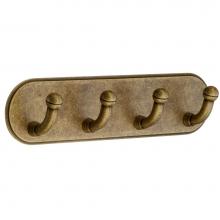 Smedbo BA1124 - Self-Adhesive Quadruple Hook Antique Finish