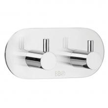 Smedbo BK1102 - BESLAGSBODEN Design Double Towel Hook