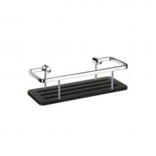 Smedbo DK3003 - Sideline Soap Basket Chrome/Black Solid