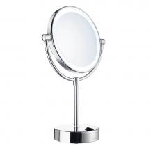 Smedbo FK474E - OUTLINE Shaving/Make-up Mirror with LED-technology, Dual Light (warm and cool light)