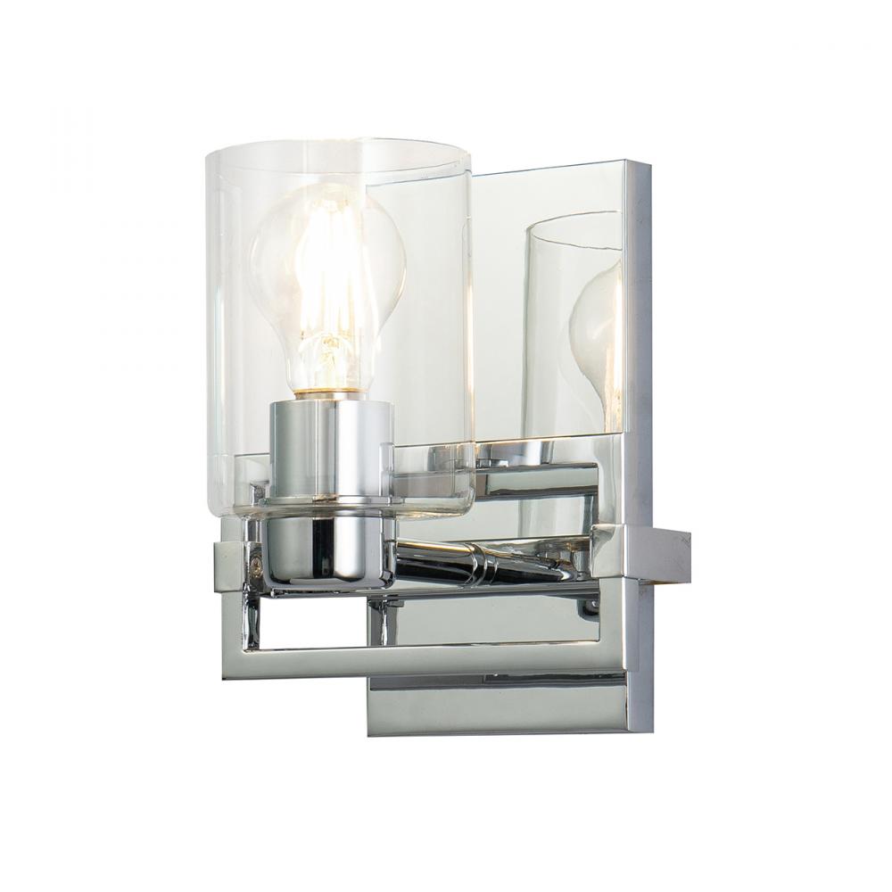 Estes 1 Light Wall Sconce In Polished Chrome