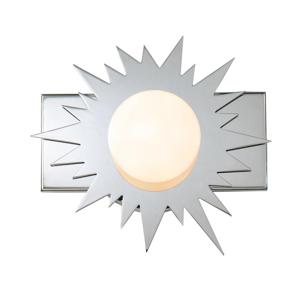 Soleil 1 Light Wall Sconce Star In Chrome