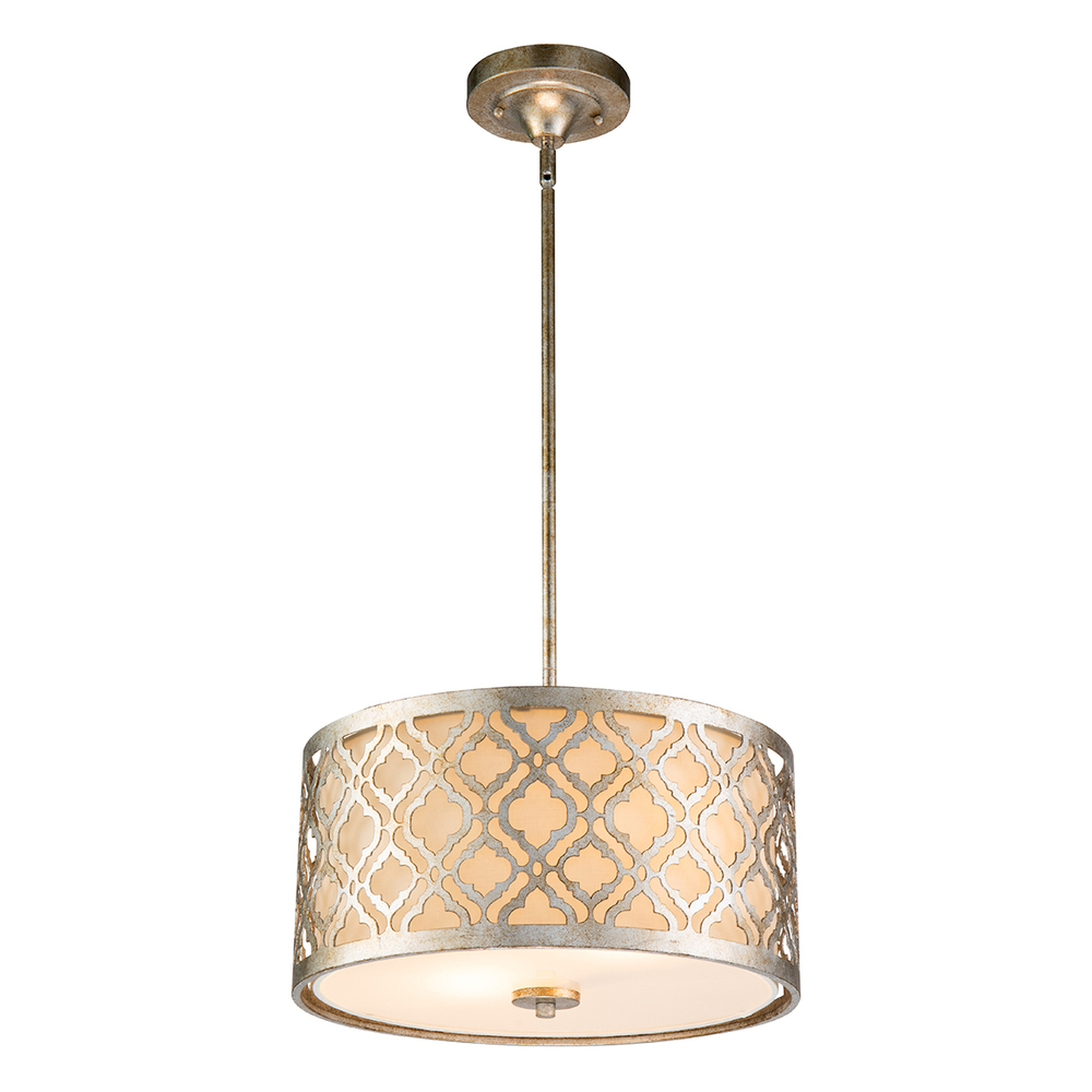 Arabella Wall bracket Flush Metal Sconce in Distressed Silver By Lucas McKearn