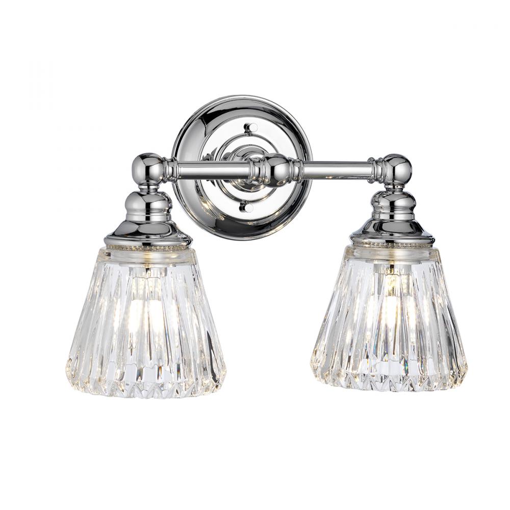 Keynes 2 Light Bath Light in Polished Chrome