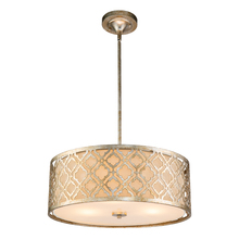 Lucas McKearn GN/ARABELLA/P/L-S - Arabella Large Kitchen Island Pendant to Semi Flush in Distressed Silver By Lucas McKearn