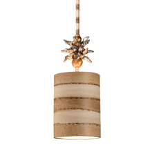 Lucas McKearn PD1007 - Anemone II Small Pendant Stripe Shade Whimsical Island Kitchen Lighting Fixture