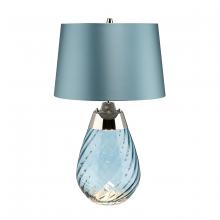 Lucas McKearn TLG3025S - Small Lena Table Lamp in Blue with Blue Shade