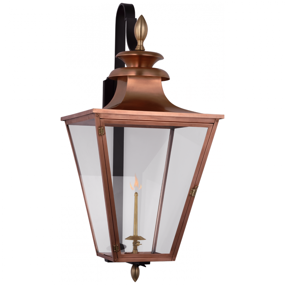 Albermarle Large Bracketed Gas Wall Lantern