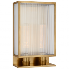 Visual Comfort & Co. Signature Collection RL BBL 2182SB-CRB - York 16" Double Box Sconce