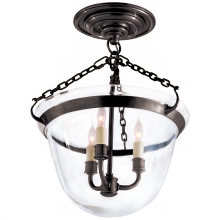 Visual Comfort & Co. Signature Collection RL CHC 2109BZ - Country Semi-Flush Bell Jar Lantern