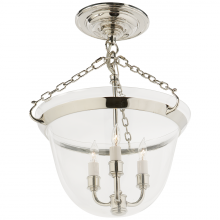 Visual Comfort & Co. Signature Collection RL CHC 2109PN - Country Semi-Flush Bell Jar Lantern