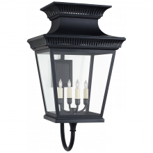 Visual Comfort & Co. Signature Collection RL CHD 2953BLK-CG - Elsinore Large Bracket Lantern