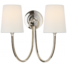 Visual Comfort & Co. Signature Collection RL TOB 2126PN-L - Reed Double Sconce