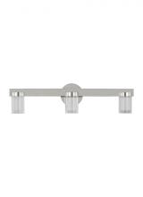 Visual Comfort & Co. Modern Collection KWBA27527N - Kelly Wearstler Esfera 3-light dimmable LED medium bath vanity with polished nickel finish