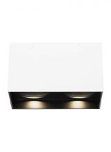 Visual Comfort & Co. Modern Collection 700FMEXOD640WW-LED935 - Exo 6 Dual Flush Mount