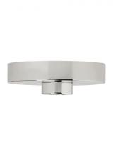Visual Comfort & Co. Modern Collection 700SHLCNPY5N - Modern Line-Voltage Shallow Canopy in a Polished Nickel/Silver Colored finish