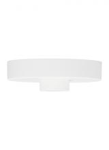 Visual Comfort & Co. Modern Collection 700SHLCNPY5W - Modern Line-Voltage Shallow Canopy in a Matte White finish