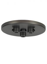 Visual Comfort & Co. Architectural Collection 700TDMRD3TS - Line-Voltage Mini Canopy 3 Port Round