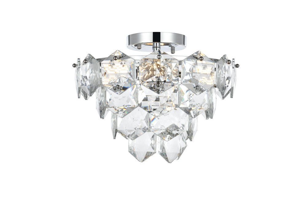 Flush Mount D16&#34;H12&#34;L6 Chrome