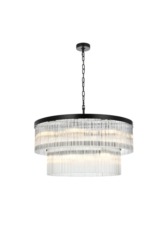 Pendant D32&#34;H16.5&#34;L14 Black