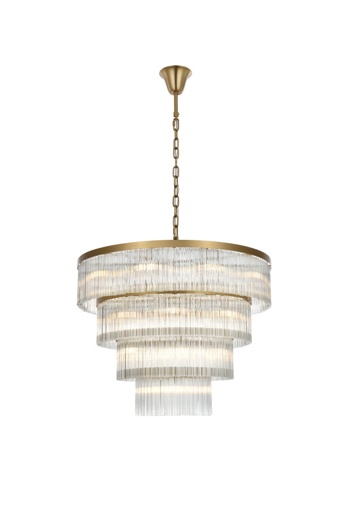 Pendant D40&#34;H31&#34;L28 Satin Gold