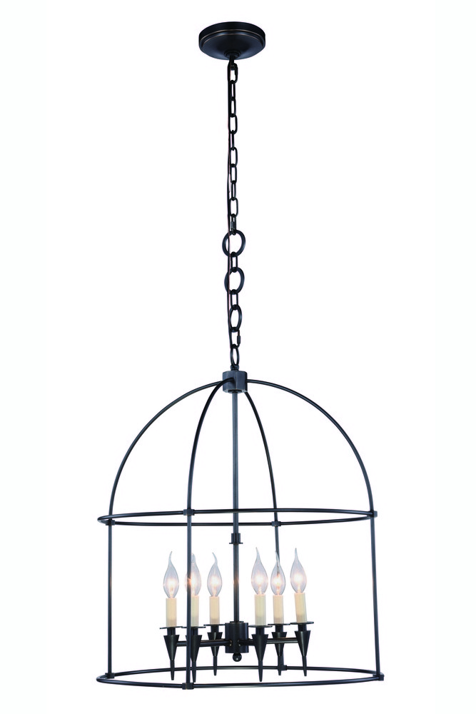 Bavaria 6 light Bronze Pendant