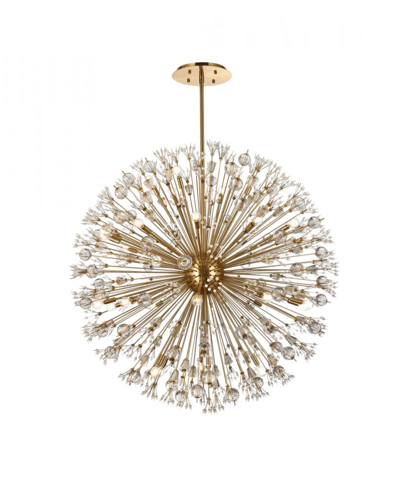 Hanging D50&#34;H50&#34;L34 Gold