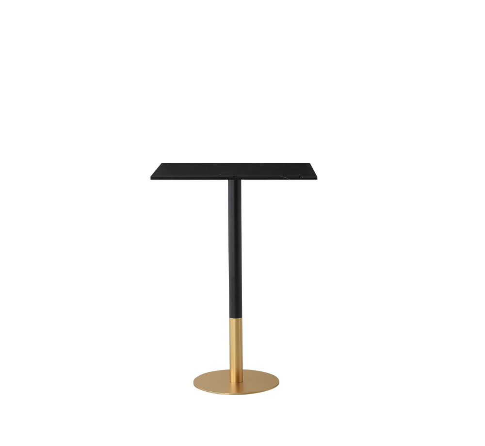 Pub Table Rectangle 24&#34; x 28&#34; x H39.5&#34; Black