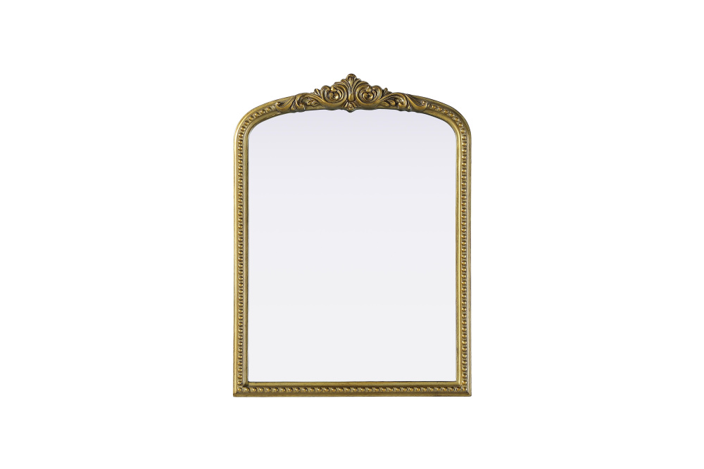 Wall mirror 22&#34;x1.4&#34;x30&#34; Antique Brass