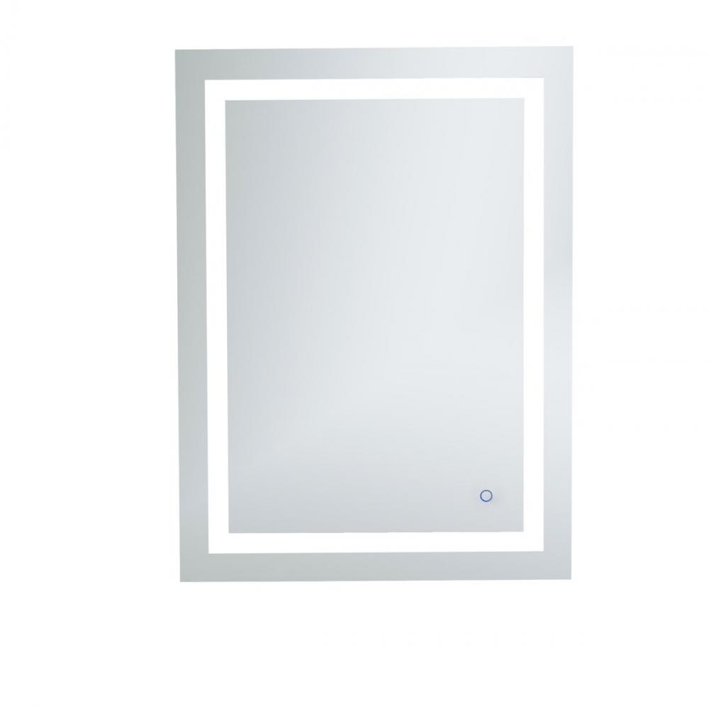 Helios 27inx36in Hardwired LED Mirror with Touch Sensor and Color Changing Temperature