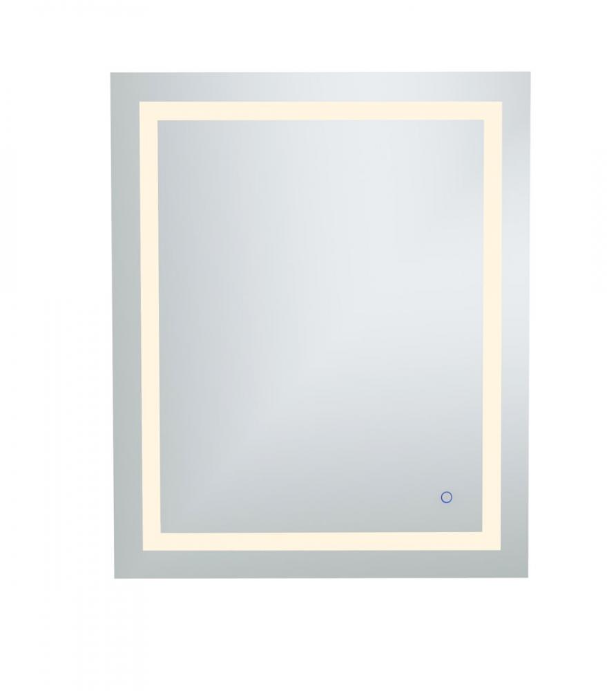 Helios 30inx36in Hardwired LED Mirror with Touch Sensor and Color Changing Temperature