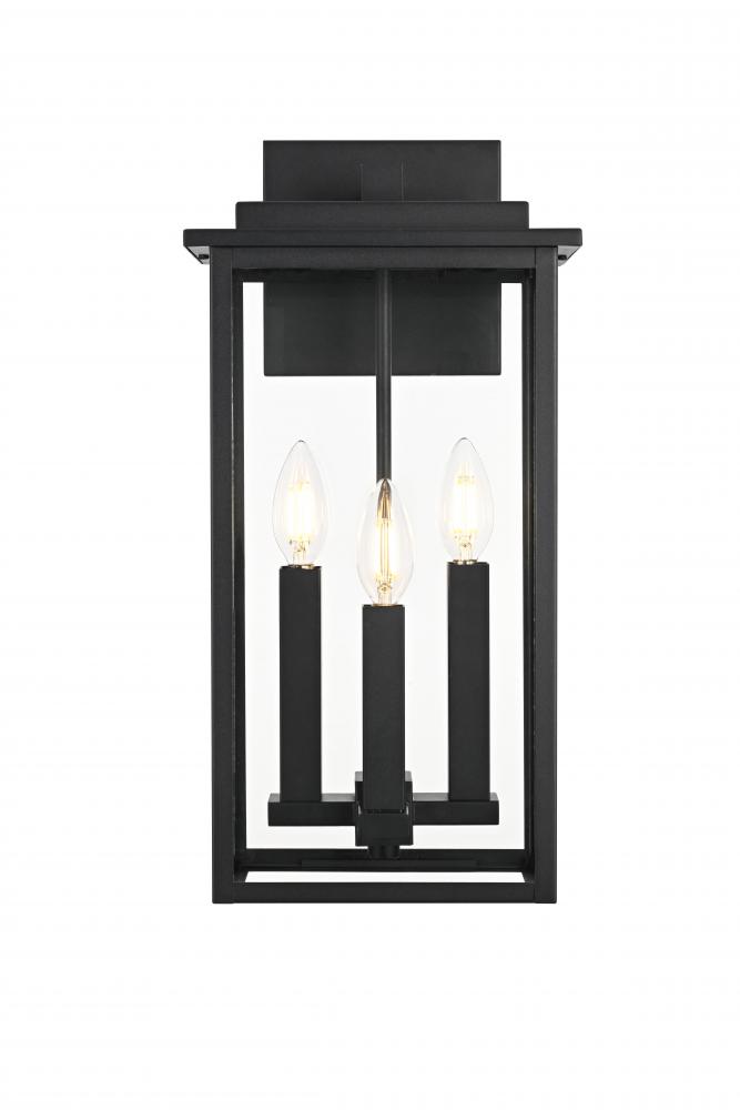 Wall Sconse W9&#34;D 6&#34;H18&#34; Black