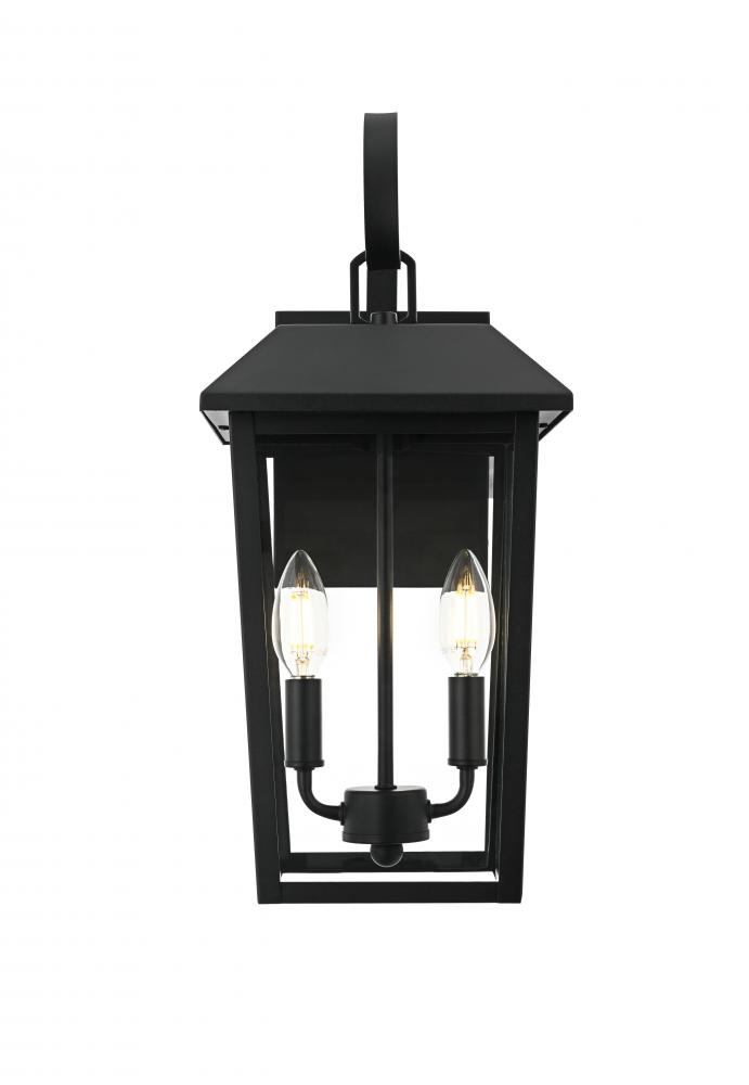 Wall Sconse W8&#34;D 9.2&#34;H18.1&#34; Black