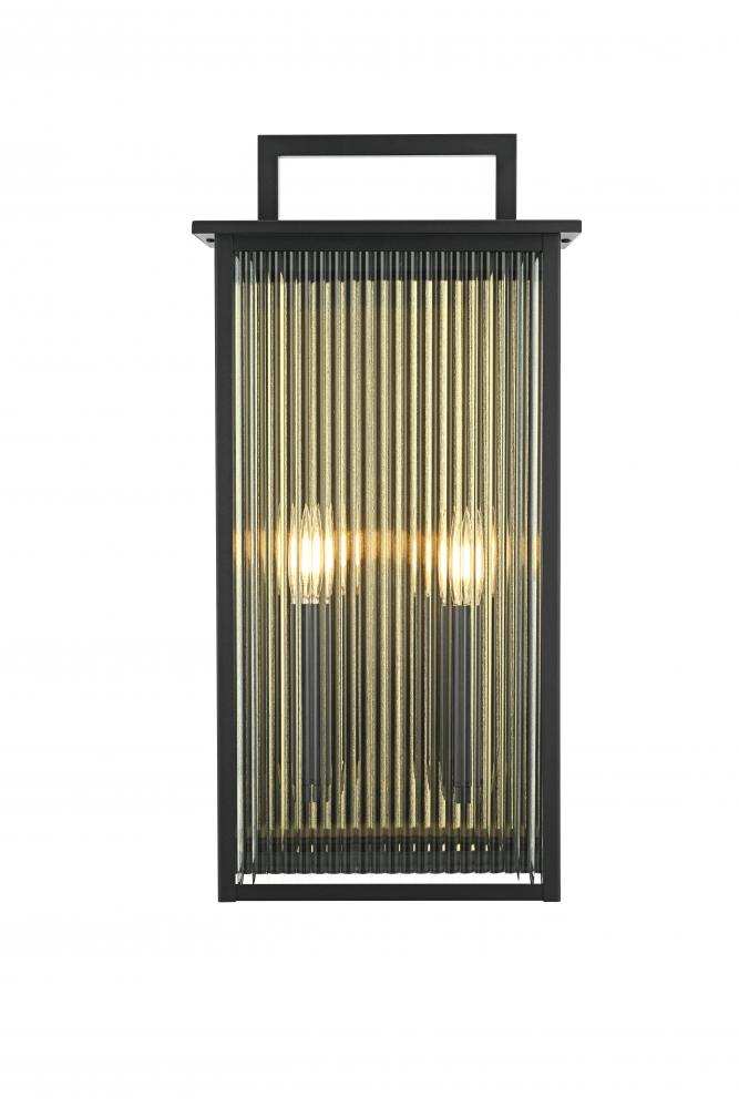 Wall Sconse W11.4&#34;D5.6&#34;H23.1&#34; Black