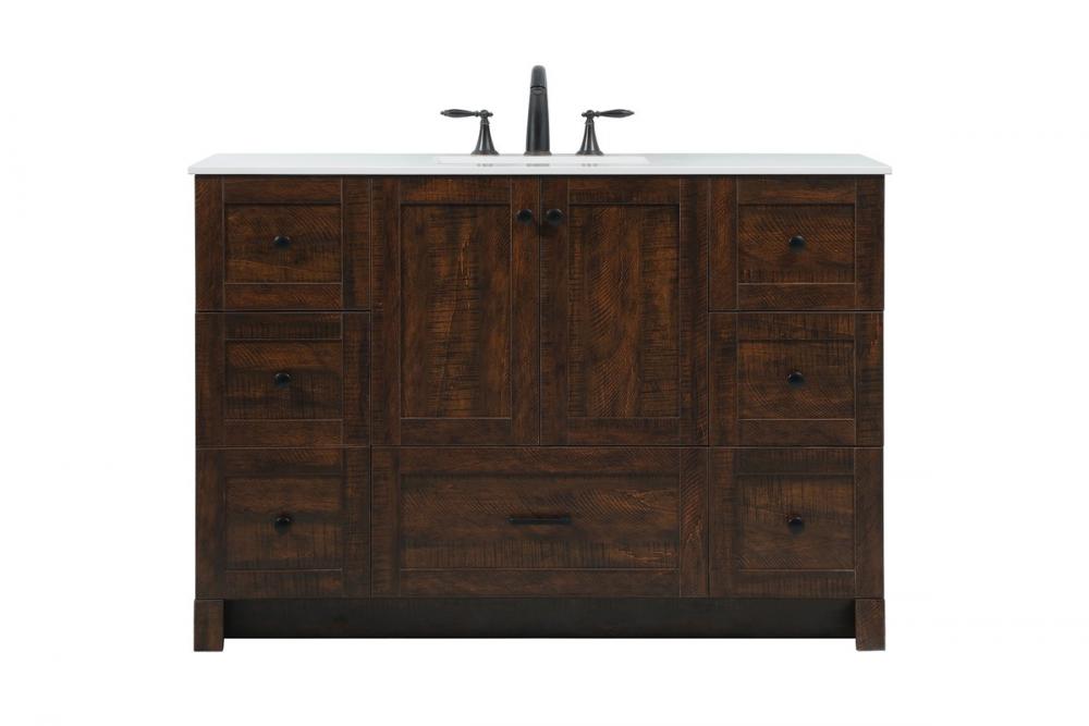 48 Inch Single Bathroom Vanity in Expresso