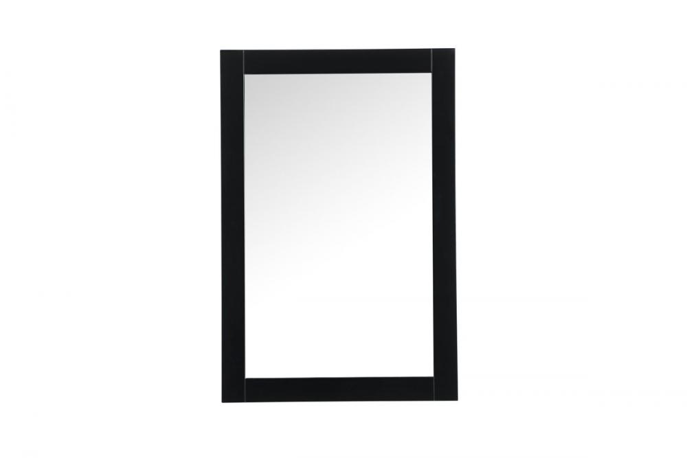 Aqua Vanity Mirror 24x36 Inch in Black